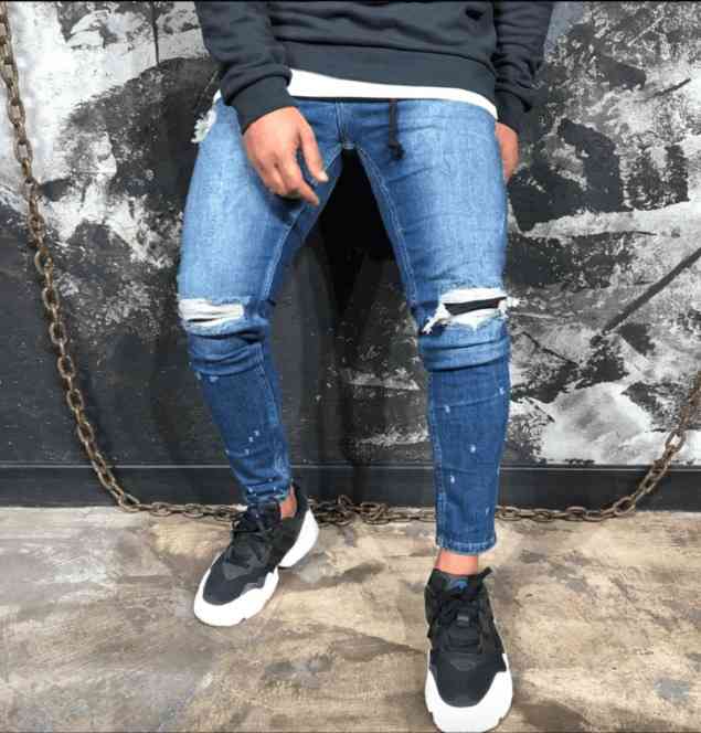 Jean Slim Bleu | jeans slim r8 | Mode urbaine