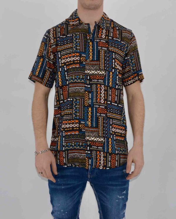 CHEMISE homme MOTIF ETHNIQUE HOMME