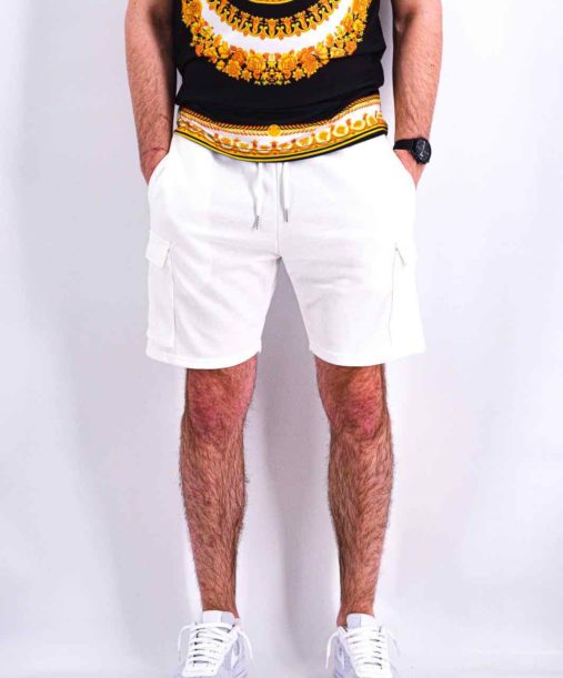 SHORT BLANC HOMME - MODE URBAINE