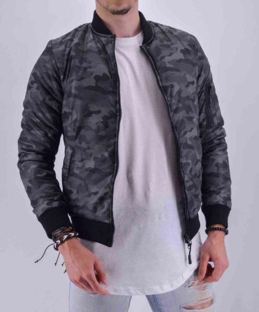 bombers camouflage gris