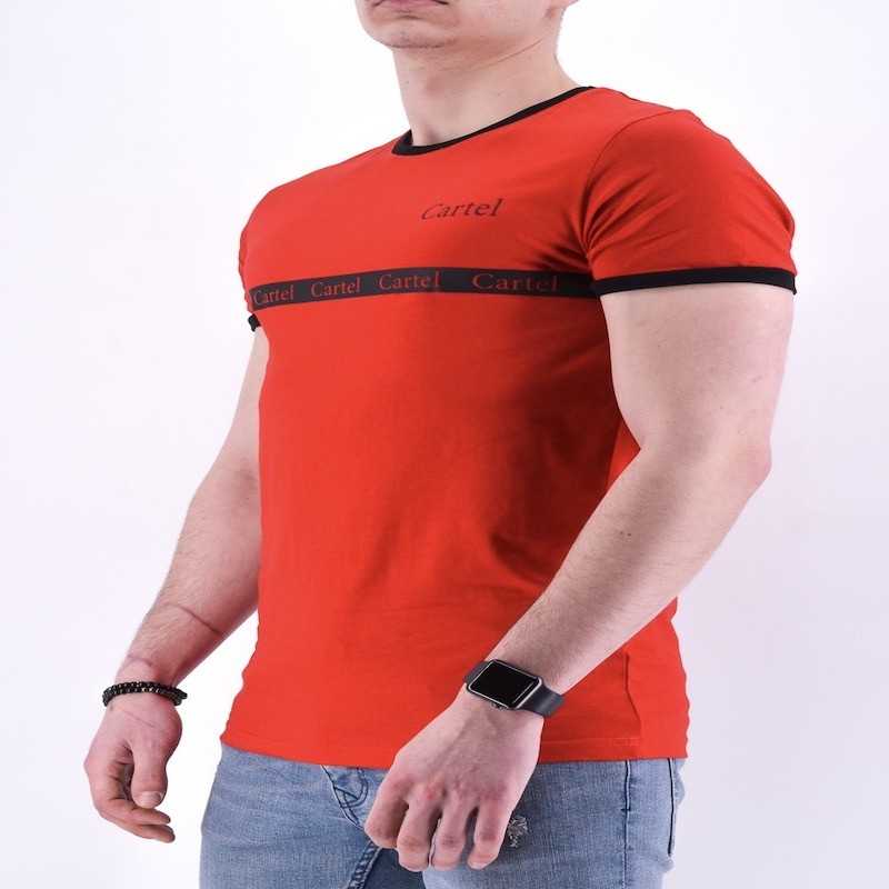 TEE SHIRT ROUGE CARTEL