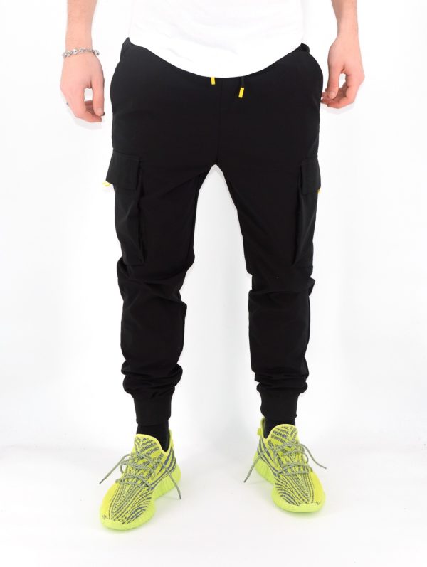Pantalon cargo noir - Jogger - Mode urbaine