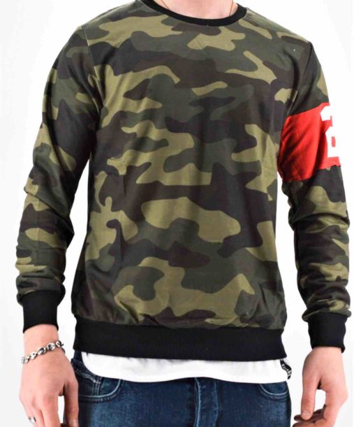 Sweat militaire homme - Mode urbaine