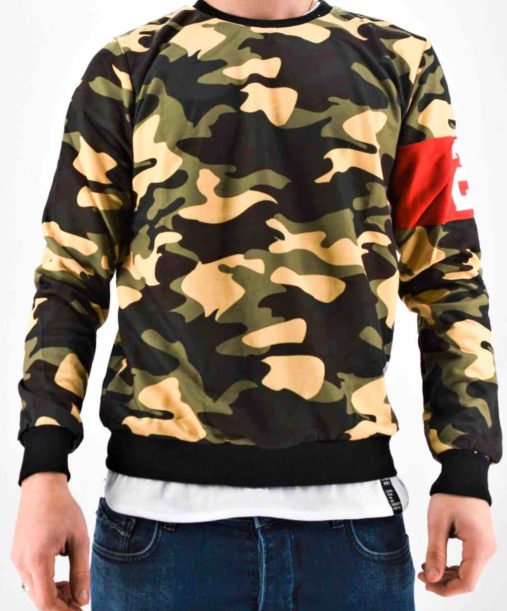Sweat militaire homme - sweat camouflage