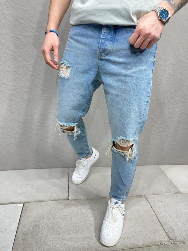 jean large homme | jean large destroy 6932.Mode urbaine.
