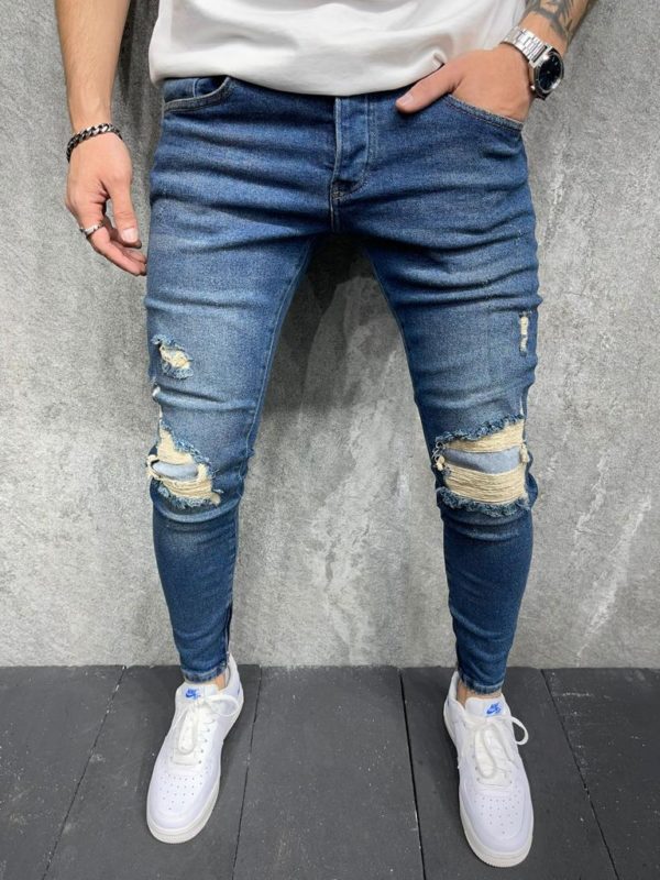 jean skinny destroy bleu b6608 | Mode urbaine