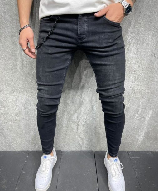 jean skinny noir homme b6665 | Mode urbaine