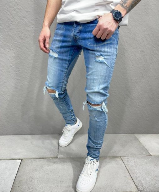 Jean homme déchiré - jeans homme - Mode urbaine 5788